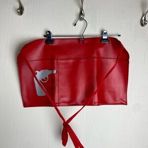 Red Leather Women's Bag